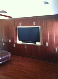 Create Built-In Entertainment Shelves for Football Season