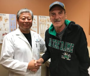Tim Cline right is a big fan of Dr. Mario Lee.