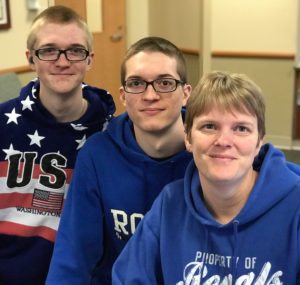 From left: Nikolas Briggs and Melody Uhler.