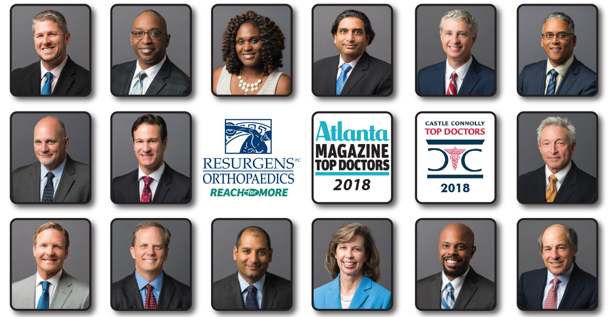 15 Resurgens Orthopaedics Physicians Receive Prestigious Medical Awards