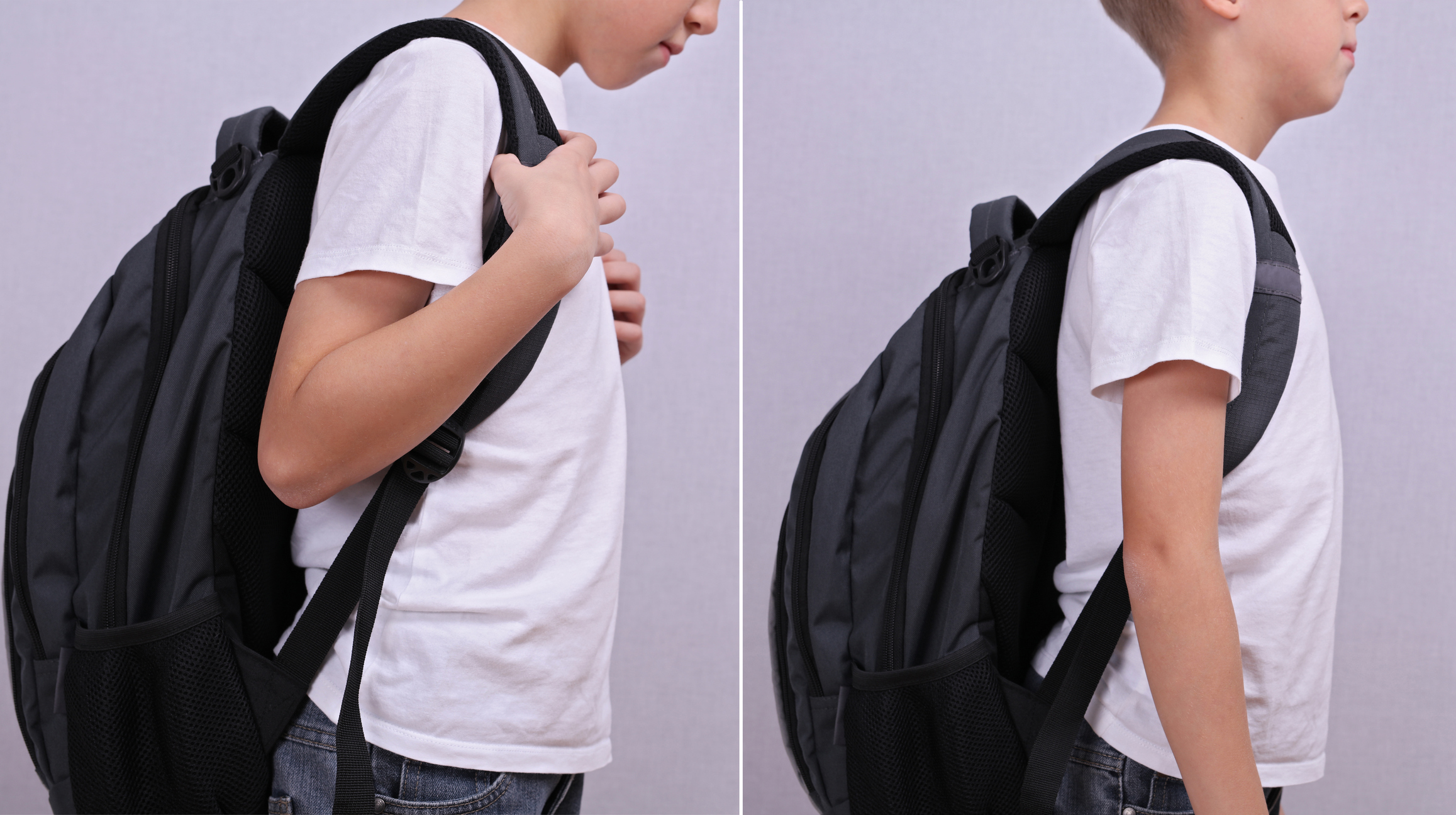 School backpack and spine health